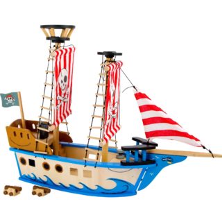 Small Foot Dřevěná hračka pirátská loď Jack