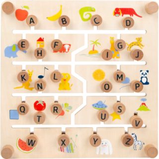 Small Foot Edukativní tabulka anglická abeceda a čísla
