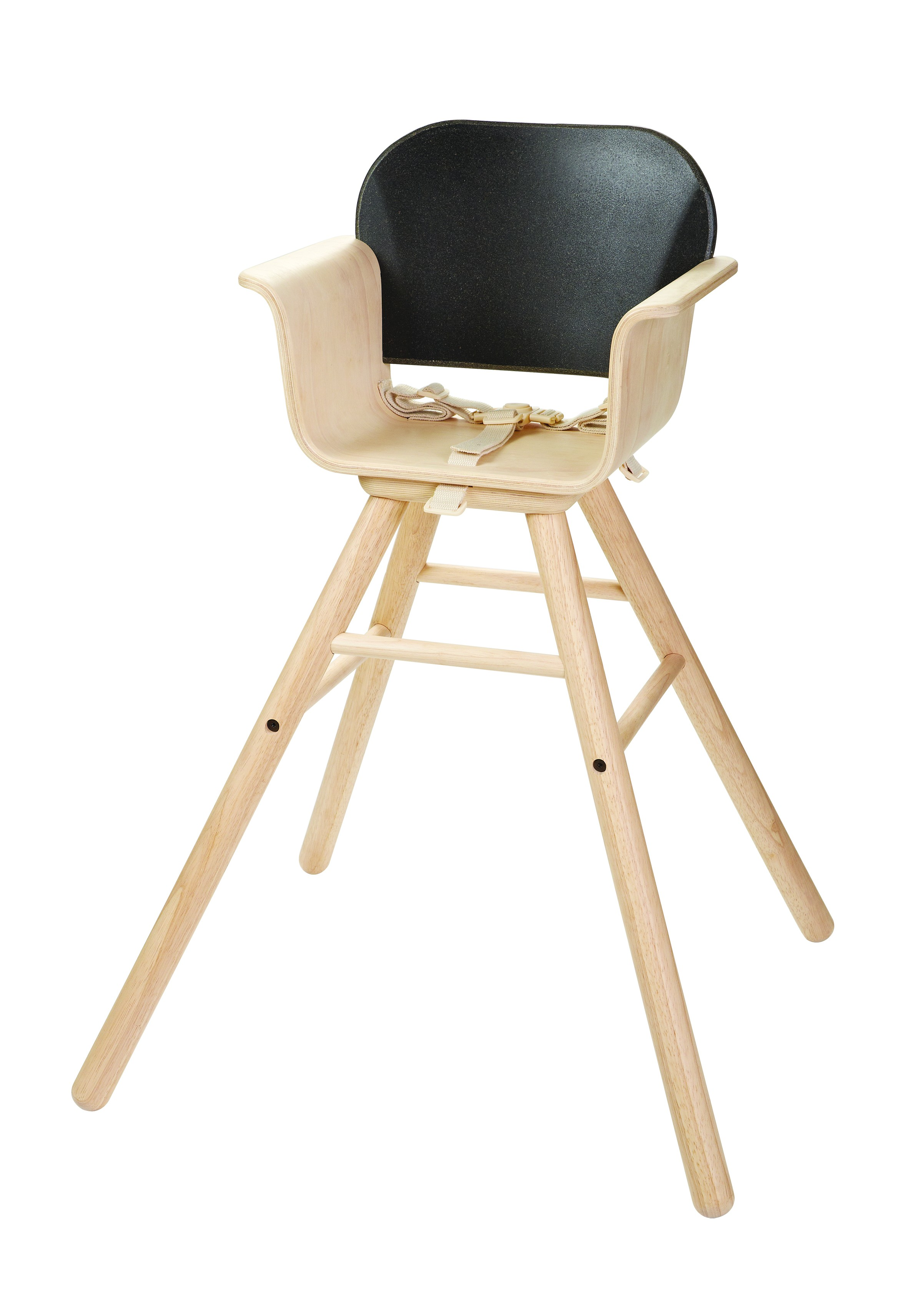 PlanToys Dětská jídelní židle - černá