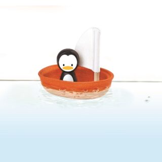 PlanToys Plachetnice s tučňákem